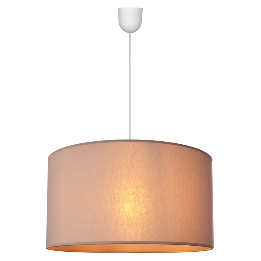 Lestenec na vrvici ALBA 1xE27/15W/230V pr. 45 cm bež