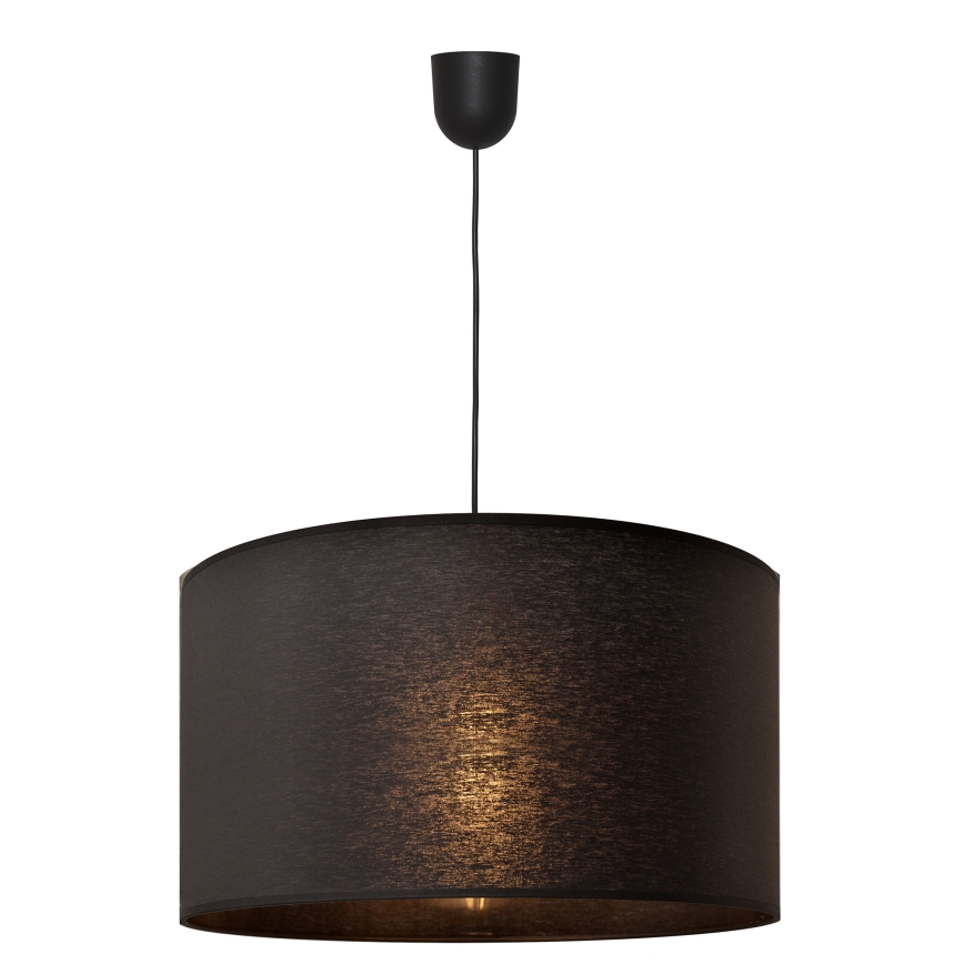 Lestenec na vrvici ALBA 1xE27/15W/230V pr. 45 cm črn
