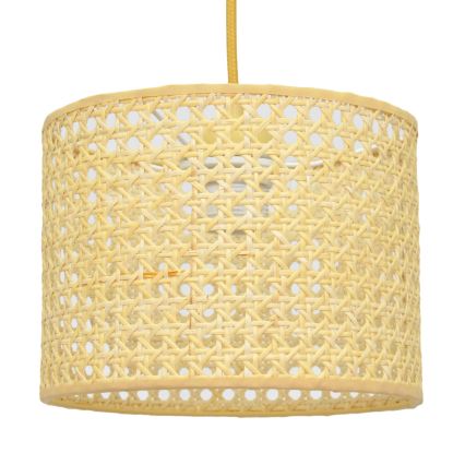 Lestenec na vrvici ALBA 1xE27/15W/230V premer 20 cm ratan