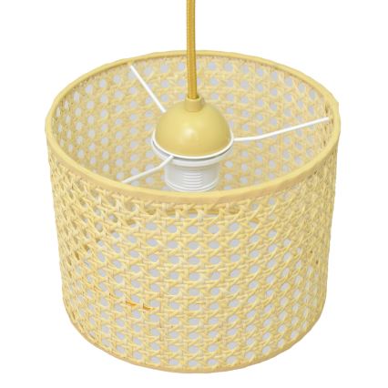Lestenec na vrvici ALBA 1xE27/15W/230V premer 20 cm ratan