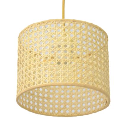 Lestenec na vrvici ALBA 1xE27/15W/230V premer 20 cm ratan
