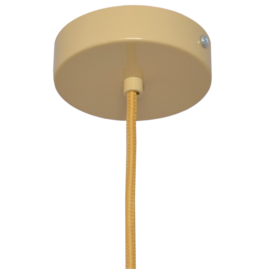 Lestenec na vrvici ALBA 1xE27/15W/230V premer 20 cm ratan