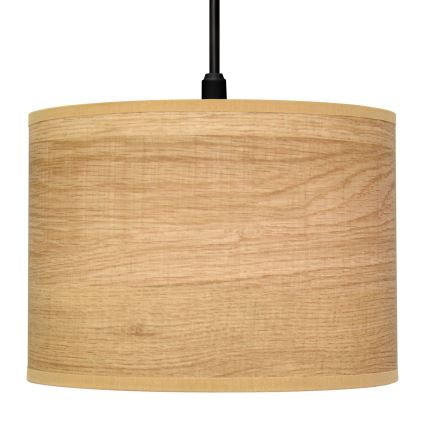 Lestenec na vrvici ALBA 1xE27/15W/230V premer 20 cm rjav/črn