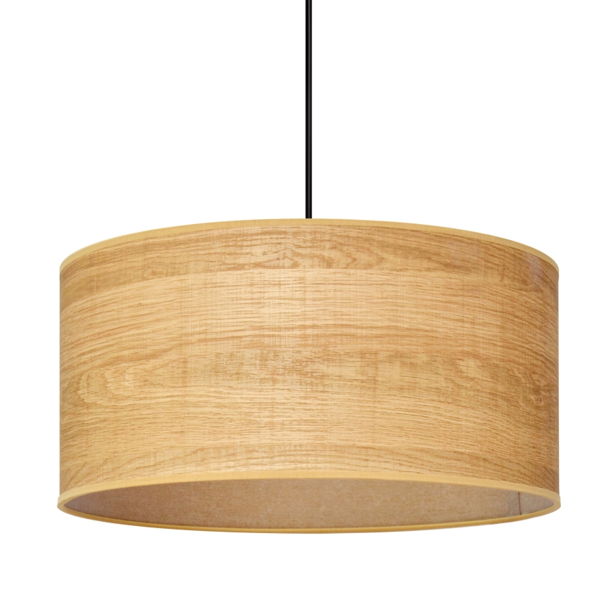 Lestenec na vrvici ALBA 1xE27/15W/230V premer 40 cm rjav/črn
