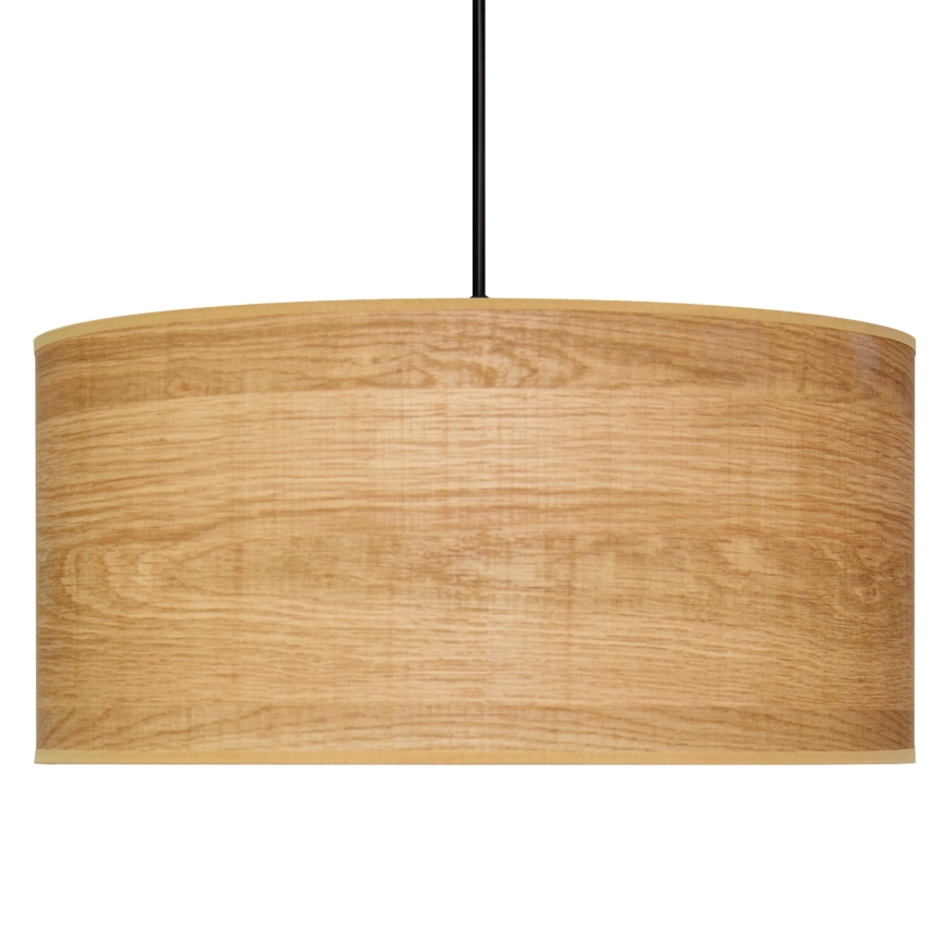 Lestenec na vrvici ALBA 1xE27/15W/230V premer 40 cm rjav/črn
