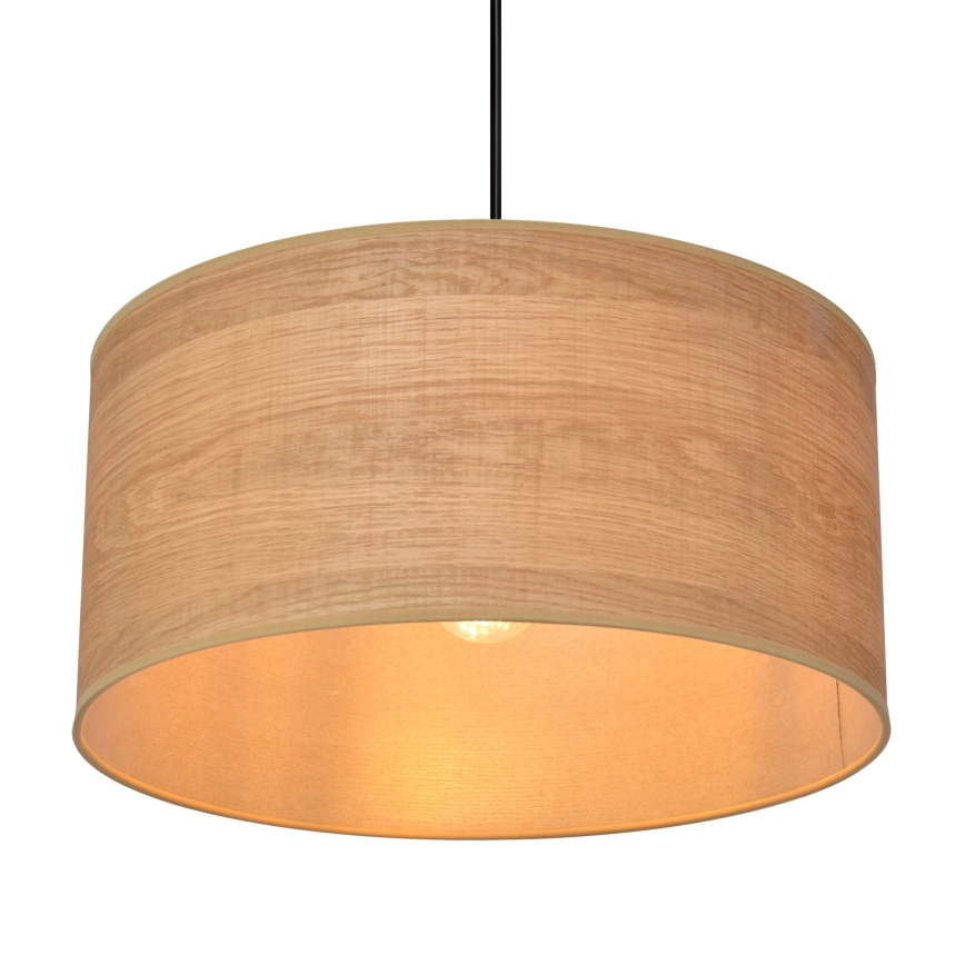 Lestenec na vrvici ALBA 1xE27/15W/230V premer 40 cm rjav/črn