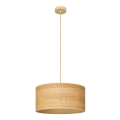 Lestenec na vrvici ALBA 1xE27/15W/230V premer 40 cm rjava