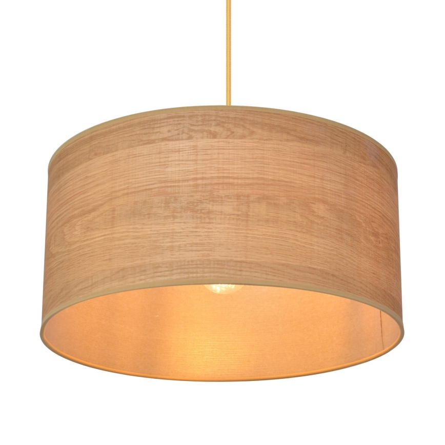 Lestenec na vrvici ALBA 1xE27/15W/230V premer 40 cm rjava