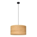 Lestenec na vrvici ALBA 1xE27/15W/230V premer 45 cm rjav/črn