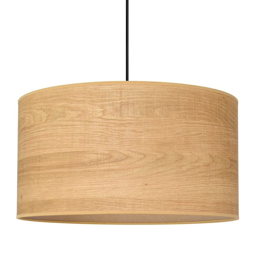 Lestenec na vrvici ALBA 1xE27/15W/230V premer 45 cm rjav/črn