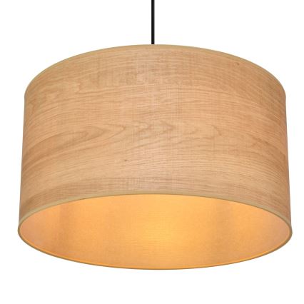 Lestenec na vrvici ALBA 1xE27/15W/230V premer 45 cm rjav/črn