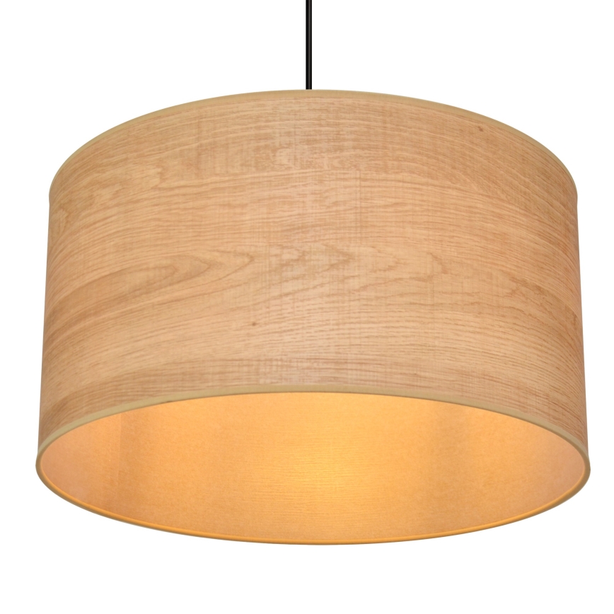 Lestenec na vrvici ALBA 1xE27/15W/230V premer 45 cm rjav/črn