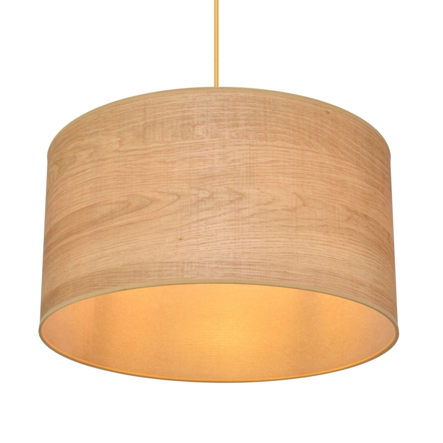 Lestenec na vrvici ALBA 1xE27/15W/230V premer 45 cm rjava