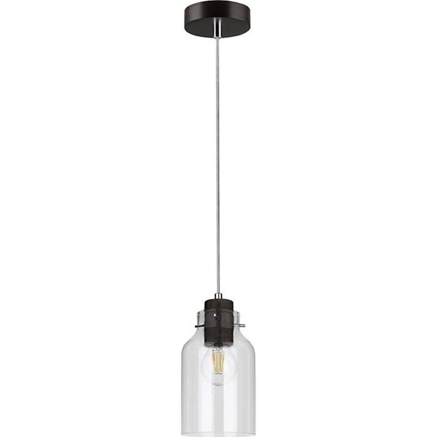 Lestenec na vrvici ALESSANDRO 1xE27/60W/230V bukev