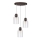 Lestenec na vrvici ALESSANDRO 3xE27/60W/230V bukev