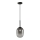 Lestenec na vrvici ALIAS 1xG9/8W/230V pr. 12 cm črna/siva