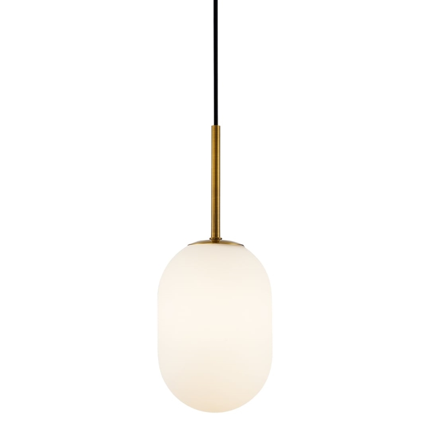 Lestenec na vrvici ALIAS 1xG9/8W/230V pr. 12 cm zlata