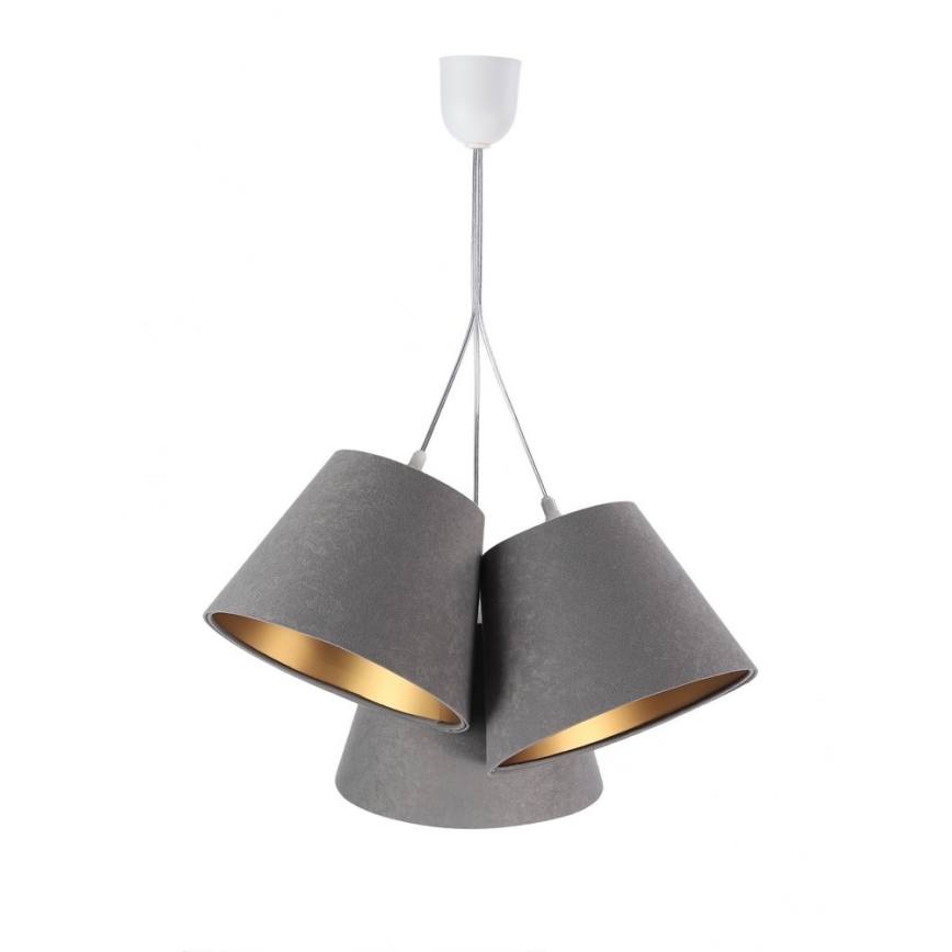 Lestenec na vrvici AMBROSIA 3xE27/60W/230V