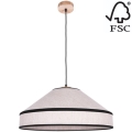 Lestenec na vrvici AMIGO 1xE27/60W/230V hrast – FSC certifikat