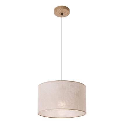 Lestenec na vrvici ANTONIO 1xE27/60W/230V hrast