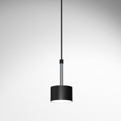 Lestenec na vrvici ARENA 1xGX53/11W/230V črna/sijajni krom