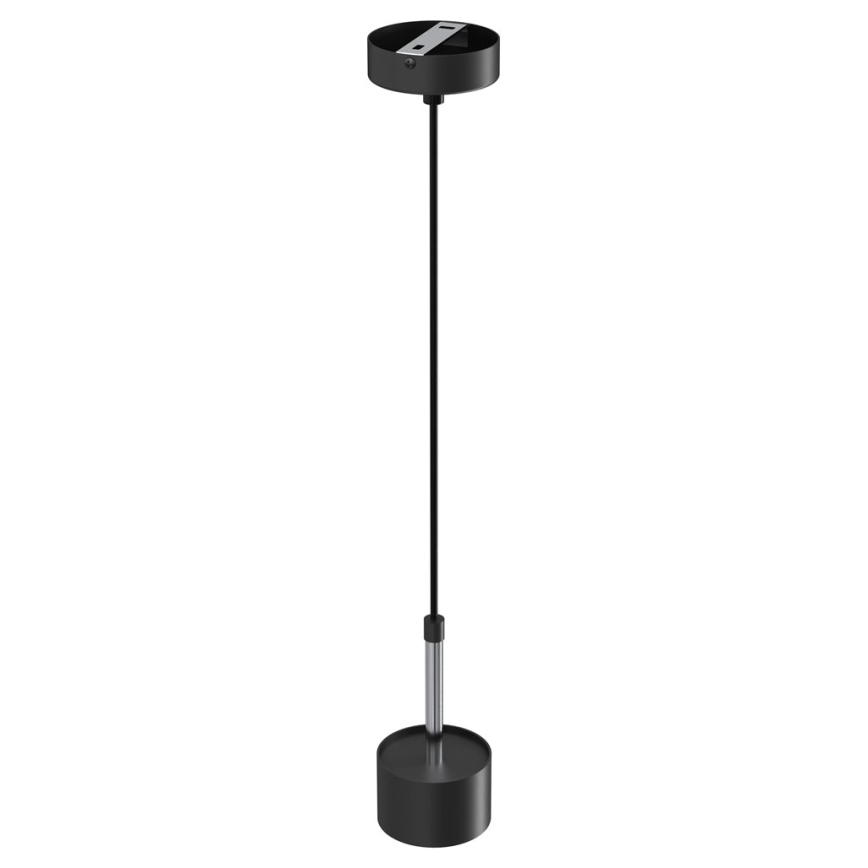 Lestenec na vrvici ARENA 1xGX53/11W/230V črna/sijajni krom