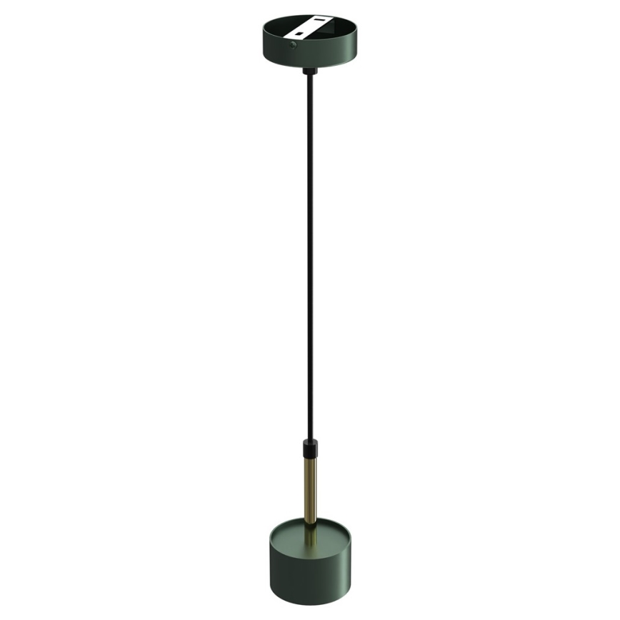 Lestenec na vrvici ARENA 1xGX53/11W/230V zelena/gold