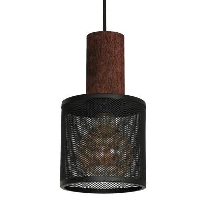 Lestenec na vrvici ARES BLACK 1xE27/60W/230V
