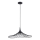 Lestenec na vrvici ARIELLE 1xE27/20W/230V pr. 50 cm črna