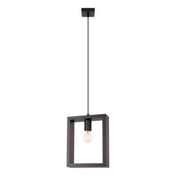 Lestenec na vrvici ARIES 1xE27/15W/230V bukev/wenge