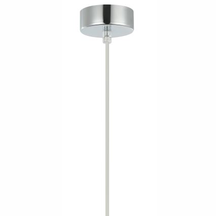 Lestenec na vrvici ARMIN 1xGU10/10W/230V sijajni krom
