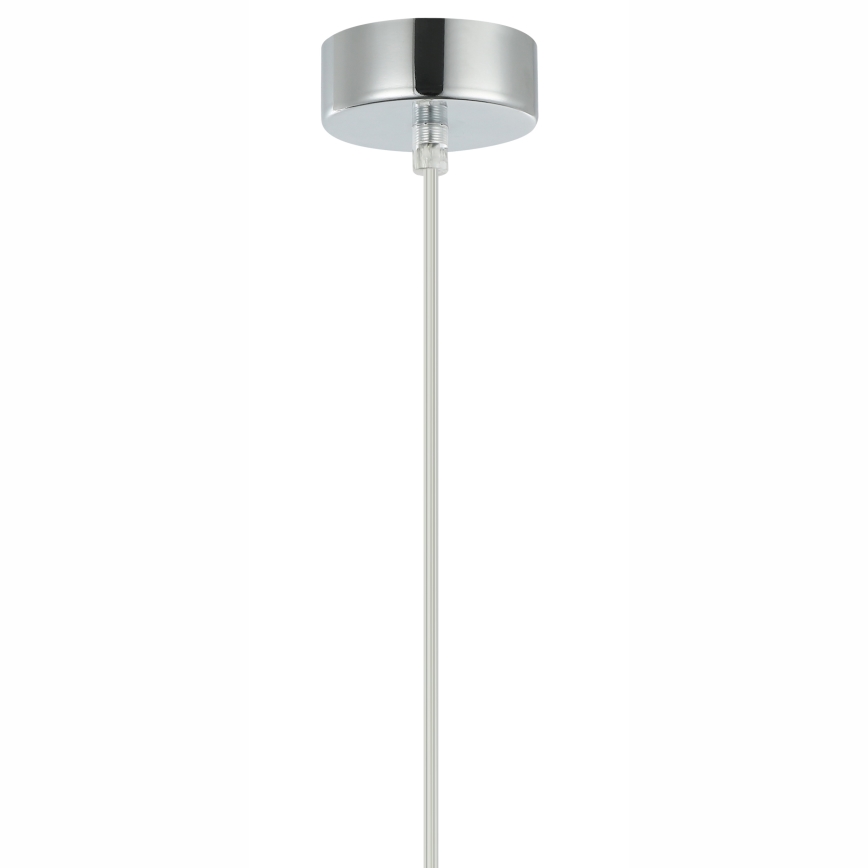 Lestenec na vrvici ARMIN 1xGU10/10W/230V sijajni krom