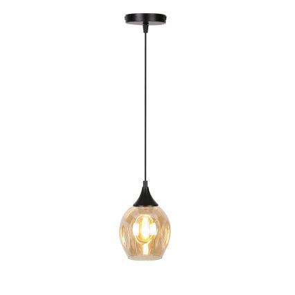 Lestenec na vrvici ASPA 1xE27/40W/230V črna