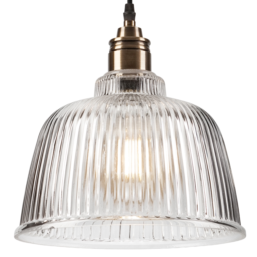 Lestenec na vrvici ASTA 1xE27/60W/230V krom