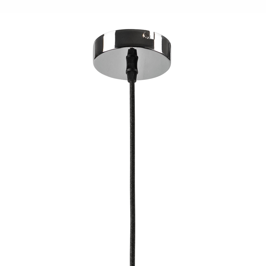 Lestenec na vrvici ASTA 1xE27/60W/230V krom