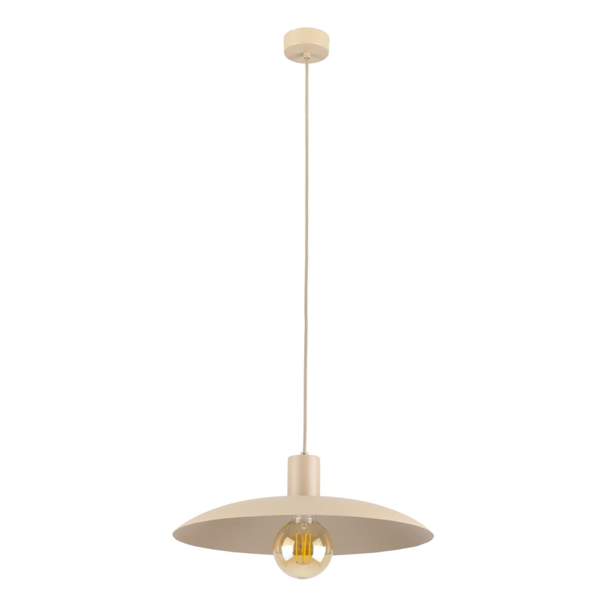 Lestenec na vrvici ASTRA 1xE27/15W/230V pr. 41 cm bež