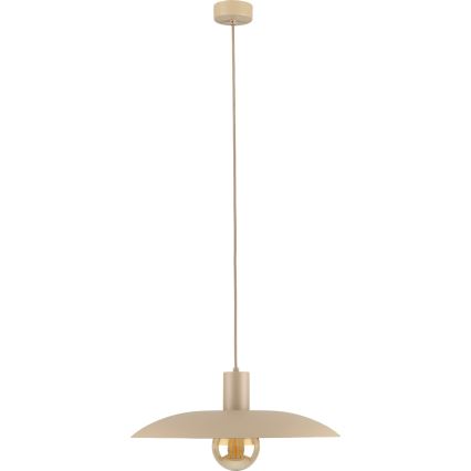 Lestenec na vrvici ASTRA 1xE27/15W/230V pr. 41 cm bež