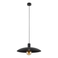 Lestenec na vrvici ASTRA 1xE27/15W/230V pr. 41 cm črna