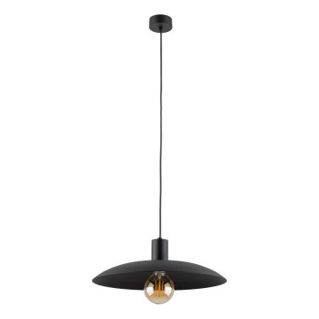 Lestenec na vrvici ASTRA 1xE27/15W/230V pr. 41 cm črna