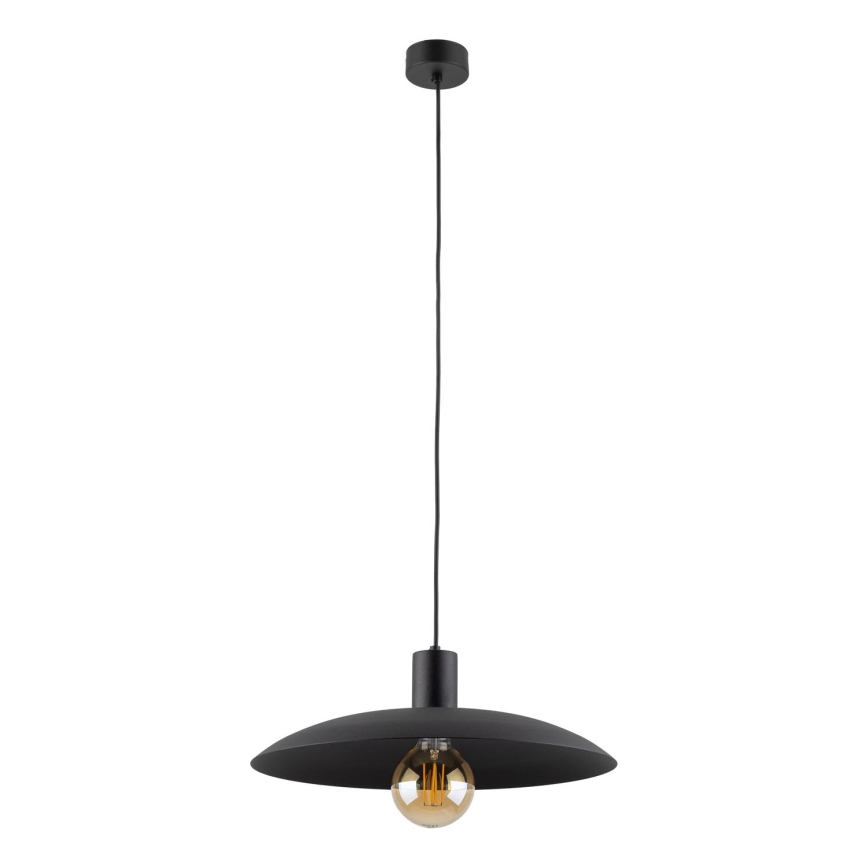 Lestenec na vrvici ASTRA 1xE27/15W/230V pr. 41 cm črna