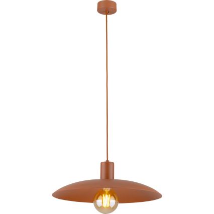 Lestenec na vrvici ASTRA 1xE27/15W/230V pr. 41 cm opečna