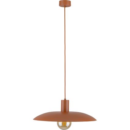 Lestenec na vrvici ASTRA 1xE27/15W/230V pr. 41 cm opečna