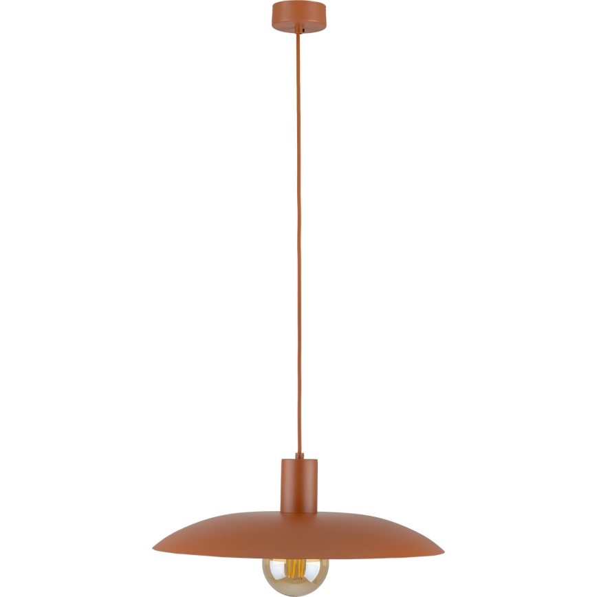 Lestenec na vrvici ASTRA 1xE27/15W/230V pr. 41 cm opečna