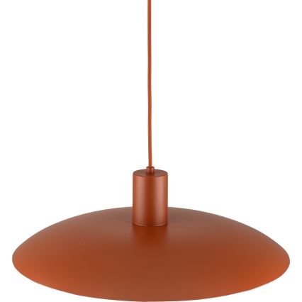 Lestenec na vrvici ASTRA 1xE27/15W/230V pr. 41 cm opečna