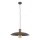 Lestenec na vrvici ASTRA 1xE27/15W/230V pr. 41 cm rjava