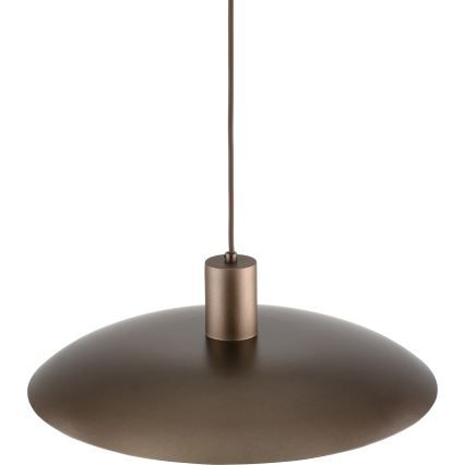 Lestenec na vrvici ASTRA 1xE27/15W/230V pr. 41 cm rjava