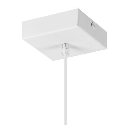 Lestenec na vrvici ASTRID 1xE27/60W/230V bela