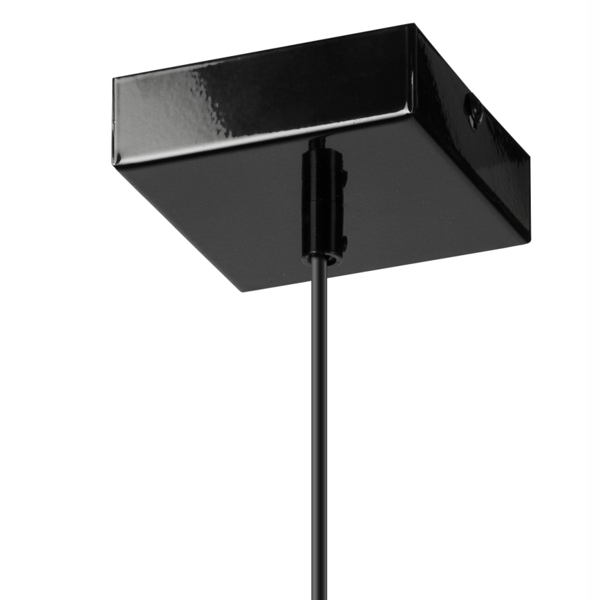 Lestenec na vrvici ASTRID 1xE27/60W/230V črna sijajna