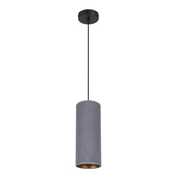 Lestenec na vrvici AVALO 1xE27/60W/230V siva