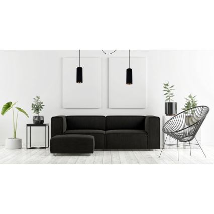 Lestenec na vrvici AVALO 2xE27/60W/230V spider črna